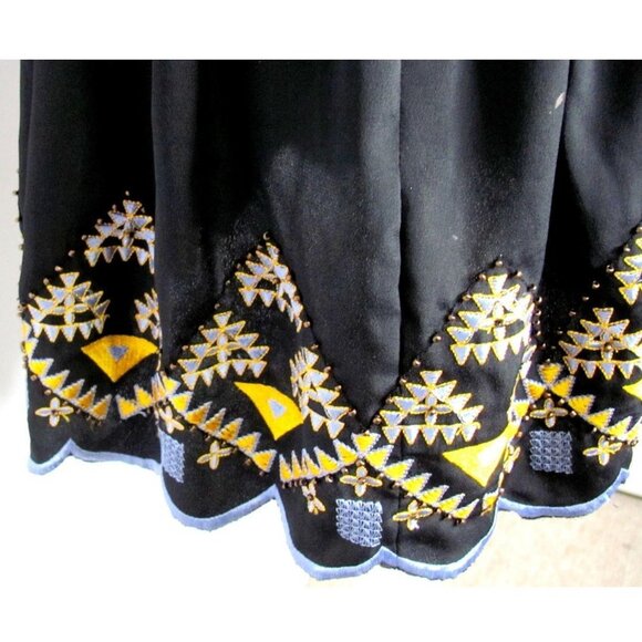 Stitch & Lace Mini Dress Embroidered Scalloped Hem - Picture 5 of 12